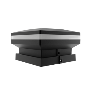 Lumières extérieures imperméables actionnées solaires de chapeau de poteau pour 4x4 3x3 poteaux décoration de jardin de patio de plate-forme de barrière - Product Image 2