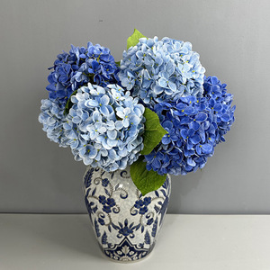 Chất lượng hàng đầu nhiều màu cảm ứng thực sự <span class=keywords><strong>Hydrangea</strong></span> hoa nhân tạo <span class=keywords><strong>Hydrangea</strong></span> cho trang trí đám cưới - Product Image 2