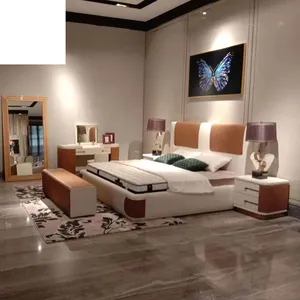 Kf Casa Kingsize Men Malaysia Leaves Bedroom Suite Furniture Modern Bedroom Sets Luxury