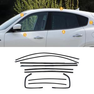 Bande décorative pour fenêtre de voiture, cadre de porte extérieur en acier inoxydable pour Maserati Quattroporte 2013-2022, kit carrosserie, accessoires de voiture - Product Image 1