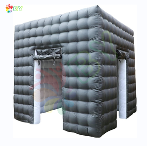 Magnifique photomaton gonflable en cube <span class=keywords><strong>noir</strong></span> et rose pour prendre des photos - Product Image 3