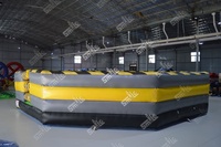 Juego Inflable Toxic Meltdown, Desafío Wipeout, Último Hombre en Pie, Juego Deportivo Interactivo Inflable