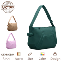 Sac de voyage de qualité supérieure, léger, en nylon, pour femme, sac croissant, sac bandoulière, sac à main spacieux, sac bandoulière