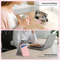 Portefeuille magnétique en silicone liquide pour téléphone portable avec miroir cosmétique de luxe personnalisé, support de téléphone portable