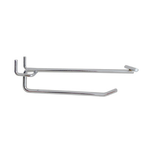 Various style metal <strong>chrome</strong> panel display pegboard <strong>hook</strong> - Product Image 4