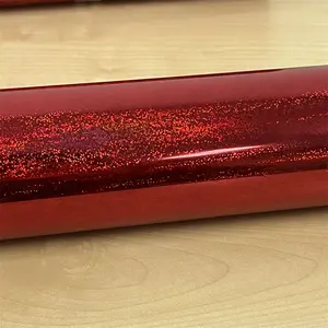 Chung chuyển nhiệt lá màu đỏ mô hình khối Holographic dập nóng lá cho highend sản phẩm