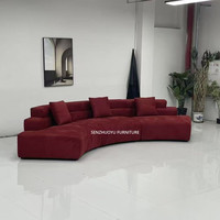 Modernes, halbkreis förmiges Schnitts ofa und Couch-Set Komfortable Möbel für das Home Living Room Apartment Hotel