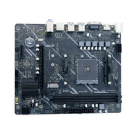 Carte Mère de Jeu PC de Bureau AMD B450 Haute Performance Kit Combo Carte Mère AM4 B450M ATX avec Wifi