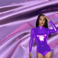Haute qualité néon métallique carré imprimé tricot mystique nylon spandex paillettes bronzant feuille tissu pour maillot de bain performance