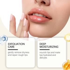 Gran oferta, natural y orgánico, elimina suavemente la sequedad y repara los labios ásperos, conjunto nutritivo e hidratante para el cuidado de los labios - Product Image 2