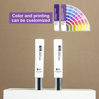 Nouveau design, tubes à gloss à lèvres en plastique personnalisés de 10 ml, emballage cosmétique vide, tube à sérum pour les lèvres avec applicateur en zinc