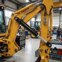 Cylindre hydraulique de remplacement à double action pour bras de chargeuse-pelleteuse JCB 4CX