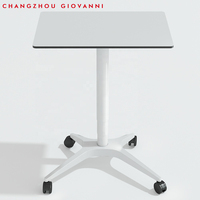 Bureau d'ordinateur portable de bureau réglable en hauteur avec vérin hydraulique à ressort à gaz à une seule jambe MAG