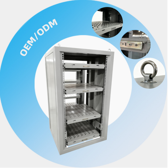 Customized Shangyi Network Cabinet Control Module System Cabinet IP4X Protection Electrical Control Panel Q235 Carbon Steel