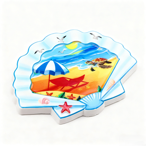 Wholesale Personalized Polyresin Scenic Design Refrigerator Souvenir Travel Decoration Resin <b>Fridge</b> Magnet - Product Image 3