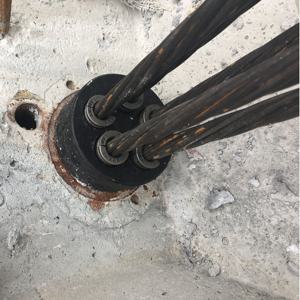 Système d'ancrage rond en fonte certifiée CE, dispositif pour les poignées, tête d'ancrage en cale, acier dans un câble en béton - Product Image 2