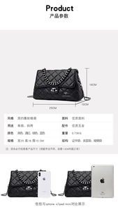 Petit sac à bandoulière pour femmes, couleur unie, sacoche tendance, sacoche multifonction pour téléphone - Product Image 3