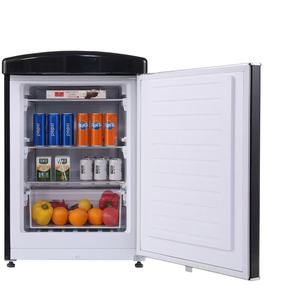 Mini-réfrigérateur rétro MSF91WE-RE, électrique, portable, <span class=keywords><strong>vintage</strong></span>, une seule porte, sans givre, classe 2 en termes d'efficacité énergétique, en acier inoxydable, 91L, Royaume-Uni - Product Image 3