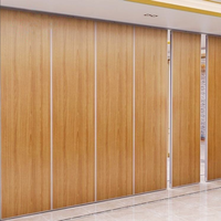 Mur amovible en MDF, cloison acoustique coulissante, cloison mobile pliante pour bureau