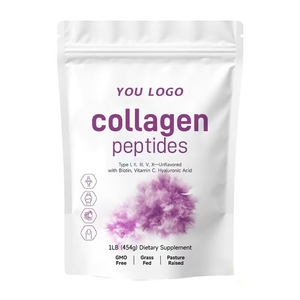 Fabrieksgroothandel Super Collageen Proteïne Peptide Poeder Hyaluronzuur Vitamine <span class=keywords><strong>C</strong></span> Supplement voor mooie huid en anti-veroudering - Product Image 1