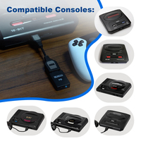 Adaptateur convertisseur de manette de jeu sans fil BlueRetro compatible avec les manettes sans fil PS4 PS5 Switch 8bitdo pour console Sega MD