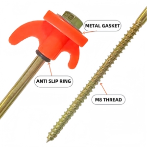 56906 # Hot Bán Lều <span class=keywords><strong>PEG</strong></span> 20.5cm vàng thép vít <span class=keywords><strong>PEG</strong></span> với 13 mét Hex đầu cho cắm trại - Product Image 4