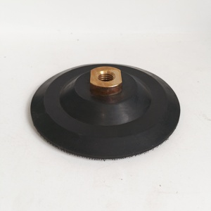 4 "5'' M10 M14 veya 5/8 "-11 esnek elmas parlatma destek pedleri taş parlatma için yumuşak kauçuk Backer <span class=keywords><strong>Pad</strong></span> - Product Image 4