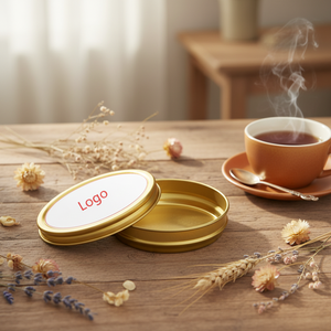 Boîte cylindrique de luxe pour <span class=keywords><strong>caviar</strong></span> <span class=keywords><strong>250g</strong></span>, en fer blanc mat de qualité alimentaire, avec accessoires personnalisés imprimés inclus - Product Image 2