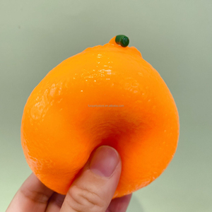 Wholesale Orange Sensory <b>Balls</b> Squishy Fruit Toys for Stress Relief Anxiety ADHD Autism-for Boys and Girls Aged 5 to 7 Years - Product Image 2