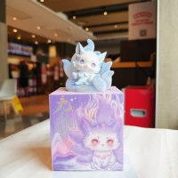 Vente en gros : Boîte mystère authentique, figurine de renard à neuf queues immortel floqué, adorable objet de collection pour décoration de bureau, idéal pour un anniversaire