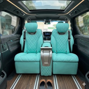 Silla de Capitán VIP Eléctrica Giratoria <span class=keywords><strong>Azul</strong></span> de Lujo para Reequipamiento Interior de Metris V260 - Product Image 1