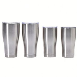 Blank Sublimation 20oz Curved Tumbler Customizable logo Car Holder Fit Thermal <b>Mug</b> - Product Image 6