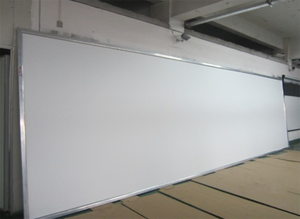 2019 Venta caliente curva de 180 grados ángulo de visión marco fijo pantalla de proyección con terciopelo negro - Product Image 6