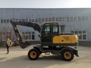 出售8吨和9吨柴油发动机的中国制造轮式挖掘机 - Product Image 6