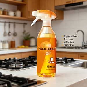 Nettoyant pour cuisine, parfum d'orange douce, dissolution de la graisse en 10 secondes, huile d'orange, formule respectueuse de la peau - Product Image 5
