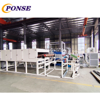 Machine automatique de laminage de papier abrasif sur éponge, machine de collage de papier abrasif sur mousse pour la production d'éponges abrasives