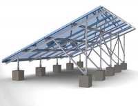 Sistema de Montaje en Suelo para Paneles Solares de Aluminio Galvanizado Preensamblado, en Oferta, con Garantía de 25 Años