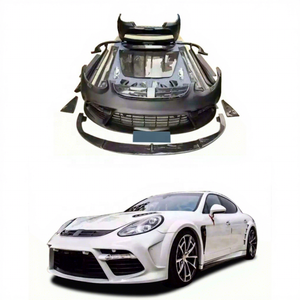 ชุดแต่งตัวถังคาร์บอนไฟเบอร์ MSY Style สำหรับ Porsche Panamera 970 ปี 2014-2016 ประกอบด้วยลิ้นหน้า สเกิร์ตข้าง ฝากระโปรงหน้า กระจังหน้าหลัก - Product Image 1