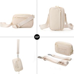 Sac banane sport portable Xx584 en nylon imperméable personnalisé avec logo, nouveau style, pour femme, avec fermeture éclair - Product Image 4