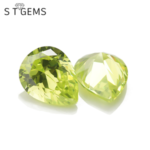 Vendita calda brillante taglio pera oliva cubica Zirconia CZ <span class=keywords><strong>pietra</strong></span> per gioielli - Product Image 5
