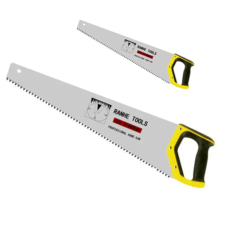 Boa Qualidade 16-28 Polegadas Jardim Dois Color Hand Saw Steel Hand Saw Com Alça De Plástico