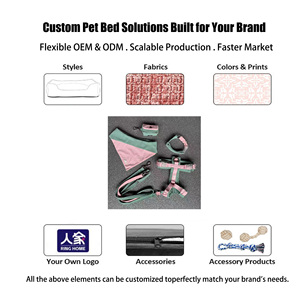 Wholesale Custom Logo Minimalist Corduroy 5 Uses <b>Dog</b> <b>Collar</b> And Leash Set Harnesses With Bibs Poop Bag Pet Leashes - Product Image 4