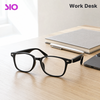   Lunettes audio intelligentes 5.4 à oreille ouverte, contrôle tactile double, verres transparents, chargement USB magnétique