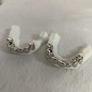 Hip <span class=keywords><strong>Pop</strong></span> Đồ Trang Sức Mỹ Cắt Vĩnh Viễn 8 Top 8 Dưới Tùy Chỉnh Phù Hợp 925 Sterling Nặng Rắn Bạc Răng grillz - Product Image 5