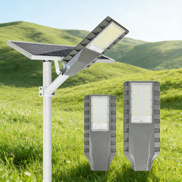 Intelligent 60W 90W 120W 180W LED Solar Street Light with Waterproof Aluminum Body for Road & Outdoor Garden Lighting