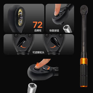 Juego de llaves dinamométricas transfronterizas Three Musketeers de 440 mm, acero al cromo vanadio, con escala de visualización y 220 Nm de par máximo - Product Image 3