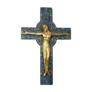 定制圣诞耶稣十字架宗教耶稣雕像天主教宗教文章基督教艺术耶稣十字架墙十字架
