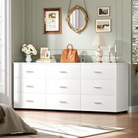 Ensemble de tiroirs de rangement autoportants modernes en bois à poser au sol, grande capacité, ajustables et portables, pour chambre à coucher, en MDF, pour hôtel