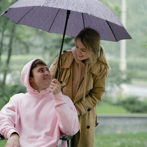 OVIDA <span class=keywords><strong>Parapluie</strong></span> droit ouvert manuel Bâton de marche au design moderne pour personnes âgées <span class=keywords><strong>Canne</strong></span> de voyage sûre - Product Image 3