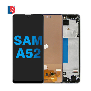 หน้าจอ AMOLED พร้อมกรอบสำหรับ <span class=keywords><strong>Samsung</strong></span> A52จอ LCD pantalla โทรศัพท์มือถือ lcds สำหรับ <span class=keywords><strong>Samsung</strong></span> Galaxy Phone จอ A52 - Product Image 1